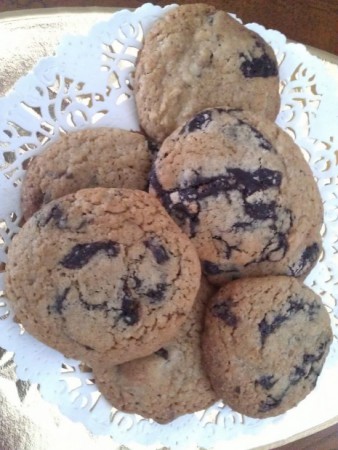 Cookies de chocolate y naranja